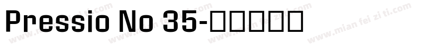 Pressio No 35字体转换